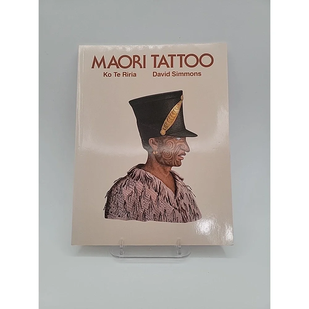 David‎ Simmons Maori Tattoo Paperback 1989 First Edition New Zealand Art Ex Con